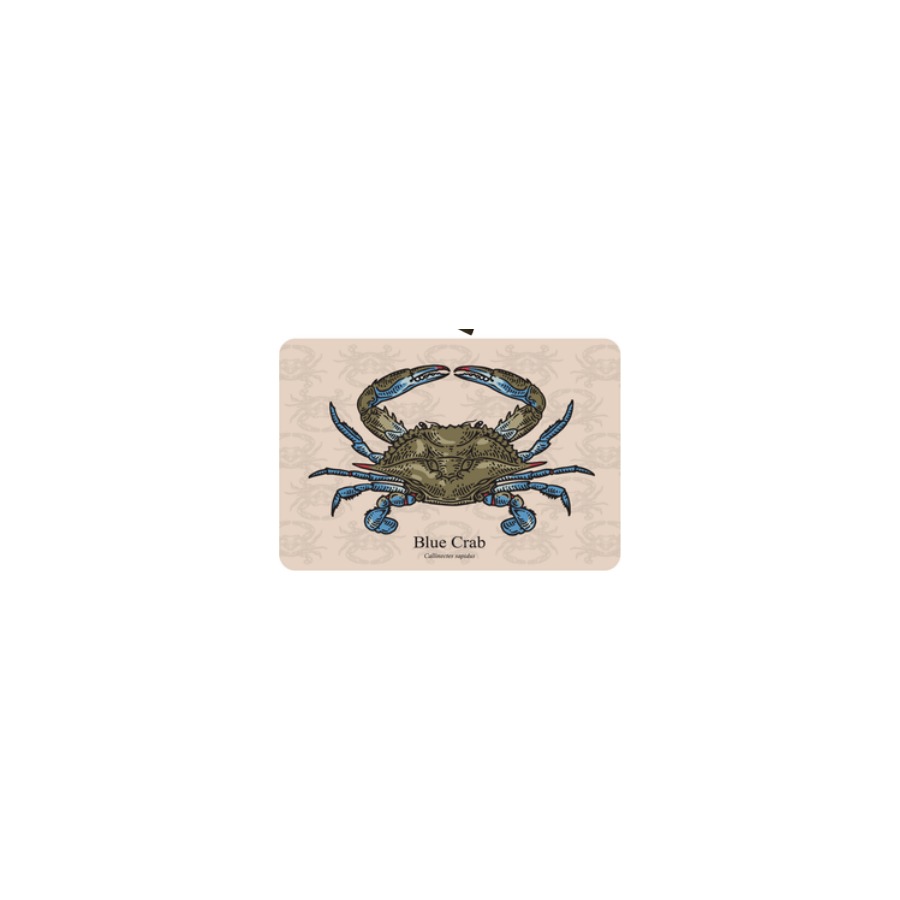 PLAYING CARDS NATURAL CRABS BLUE