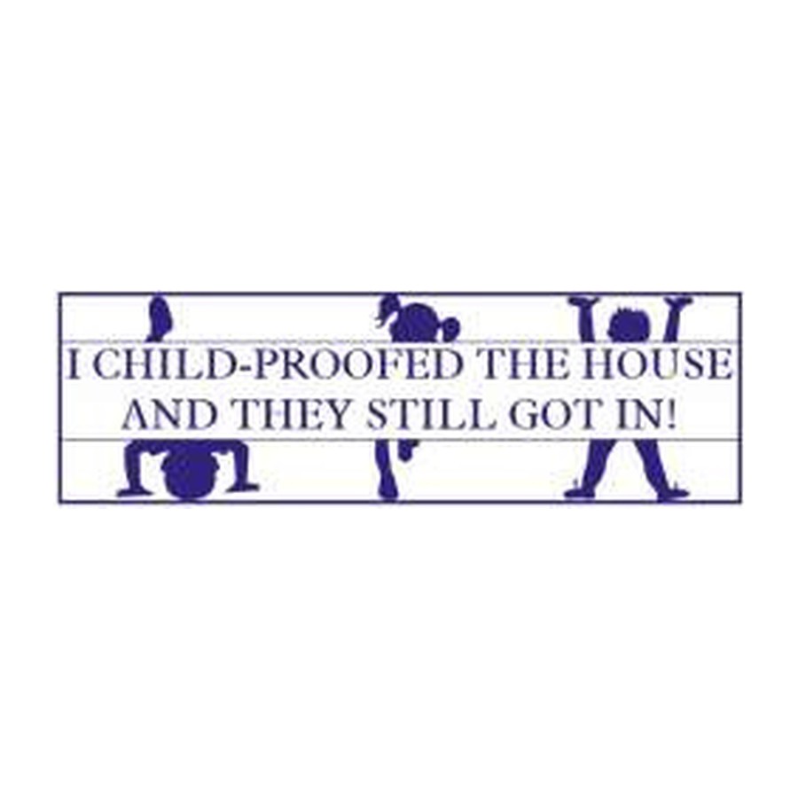 [10291E] 11.5X3 BMP STK CHILD PROOF HOUSE