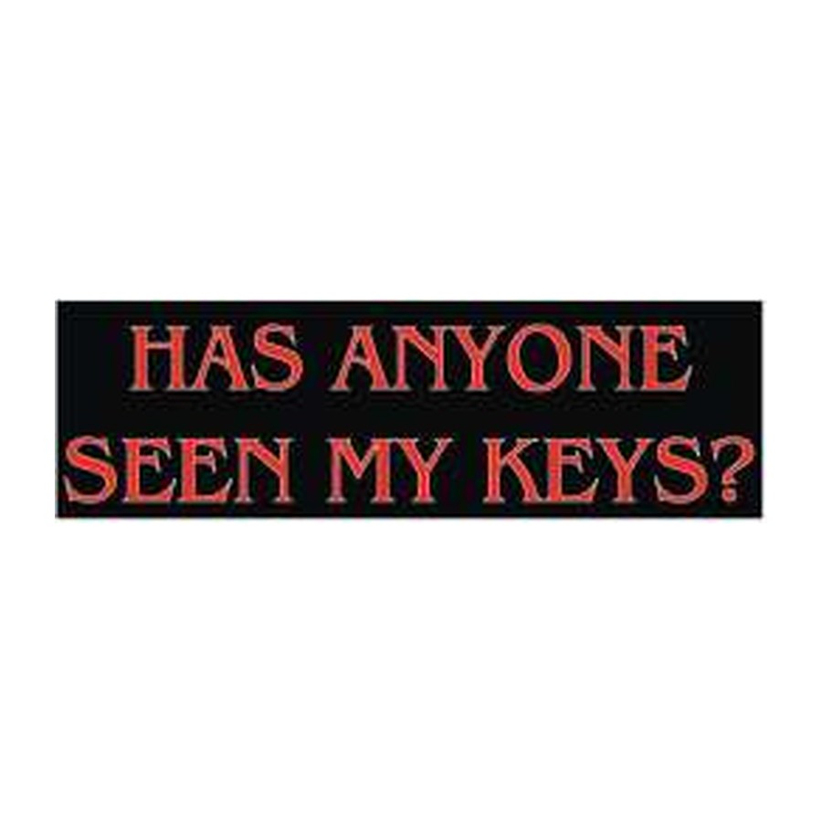 [10308E] 11.5X3 BMP STK SEEN MY KEYS