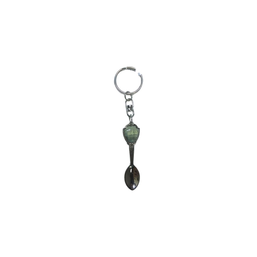 MINI SPOON KEYRING WITH SHIELD