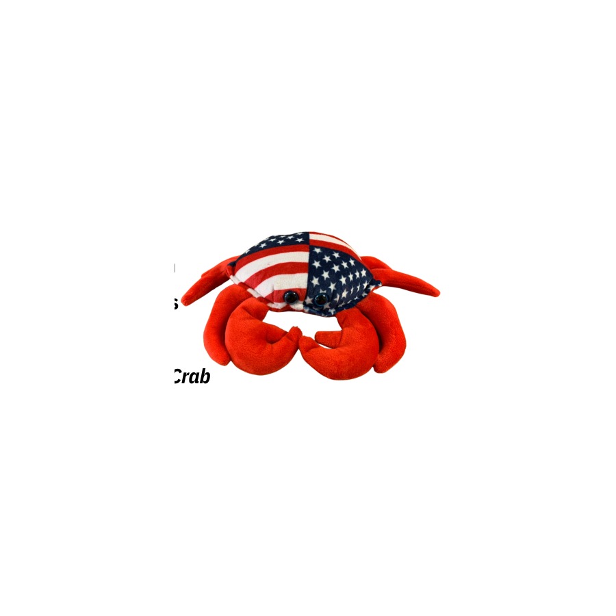 [10341] USA FLAG CRAB PLUSH
