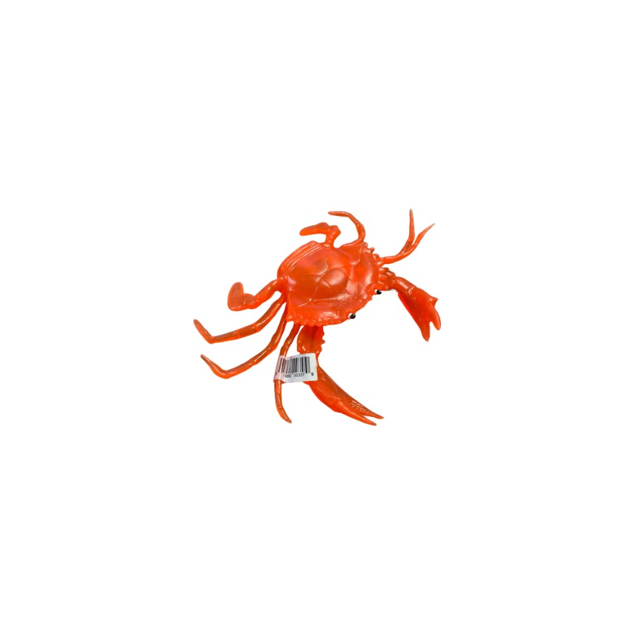[10345] SQUEAKY RUBBER CRAB 6"