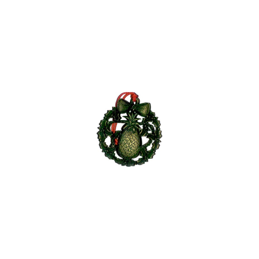 BRASS ORNAMENT PINEAPPLE