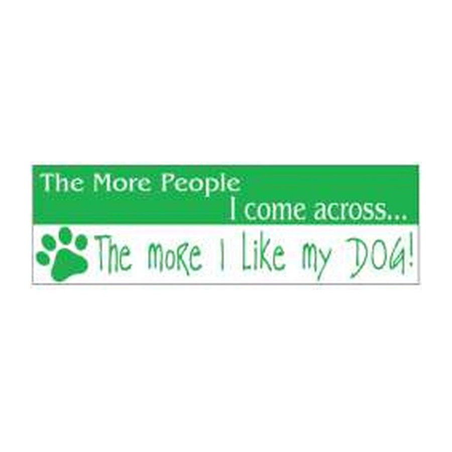 9.75X3 BUMPER STICKER LIKE MY DOG