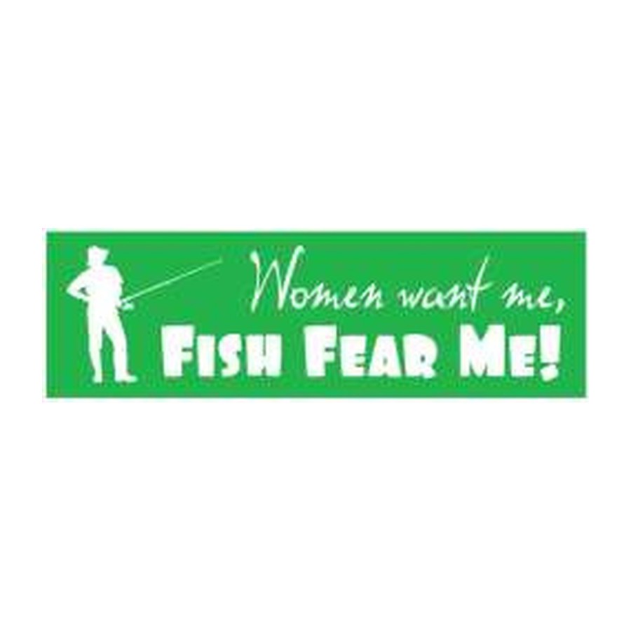 9.75X3 BUMPER STICKER WOMEN WANT ME...