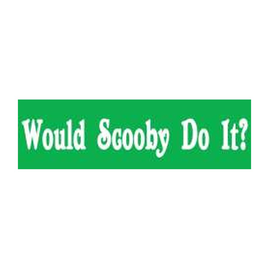 [10607] BMP STK ...WOULD SCOOBY DO