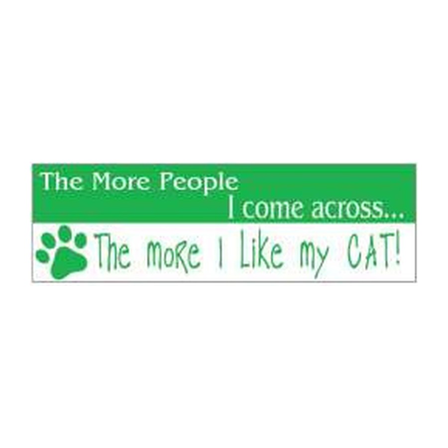9.75X3 BUMPER STICKER LIKE MY CAT