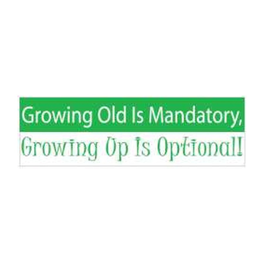 [10631E] 11.5X3 BMP STK GROWING OLD...