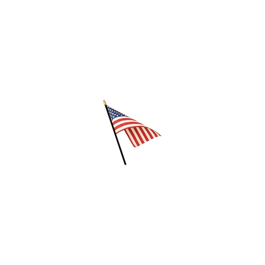 USA 4"X6" STICK FLAG