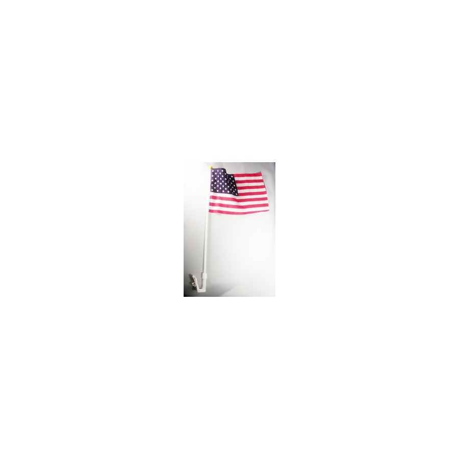 SMALL AMERICAN FLAG 4 CAR