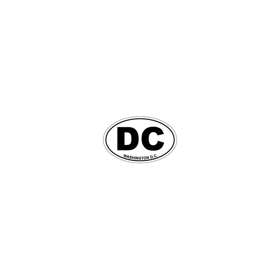 OVAL STKR DC WASH DC