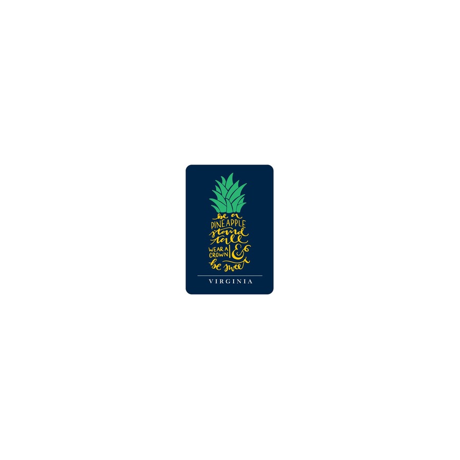 [20046] PLAYING CARDS VIRGINIA PINEAPPLE