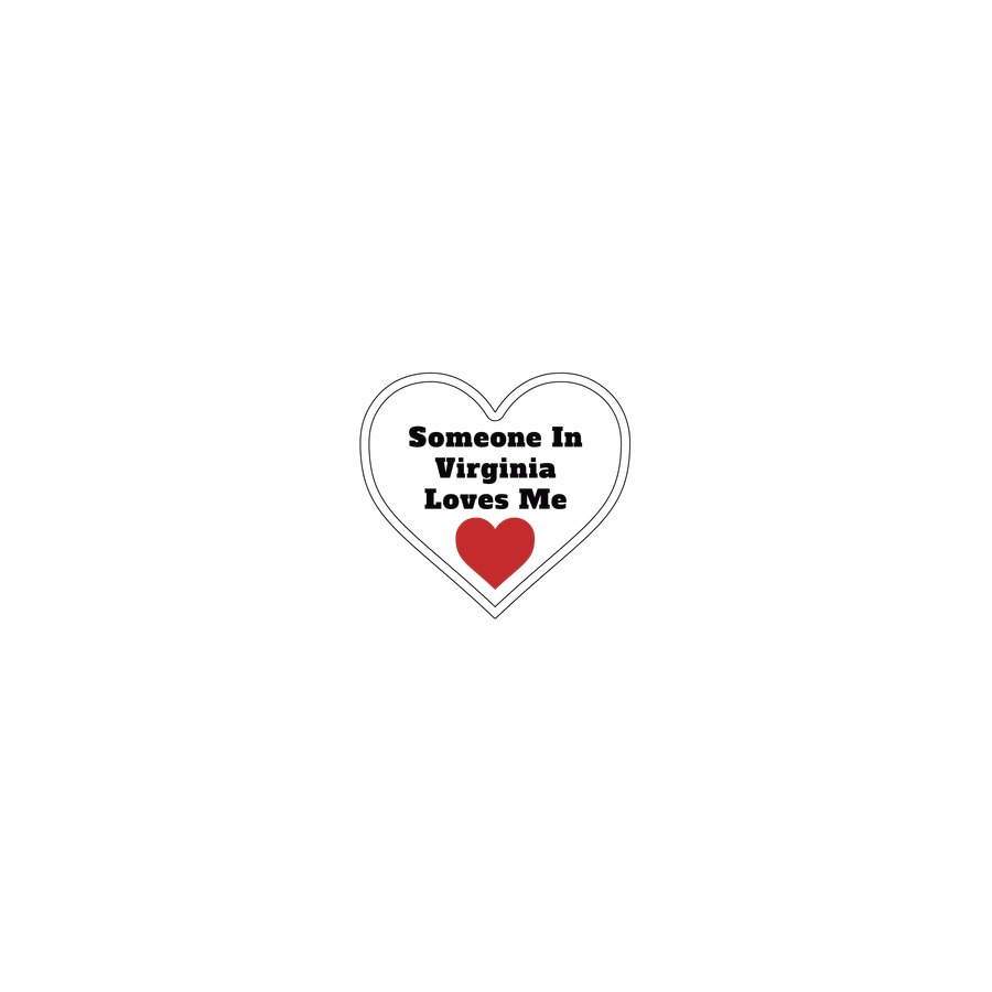 PATCH VIRGINIA SOMEONE LOVES ME HEART