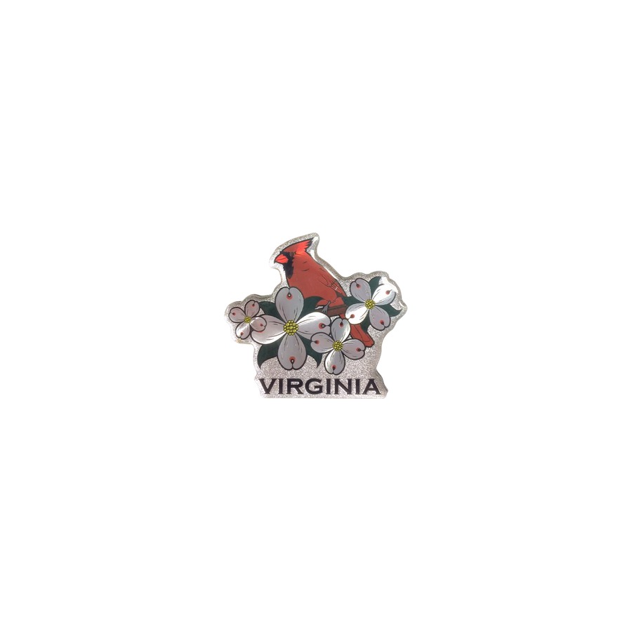 FOIL DECO MAG VA CARDINAL DOGWOOD
