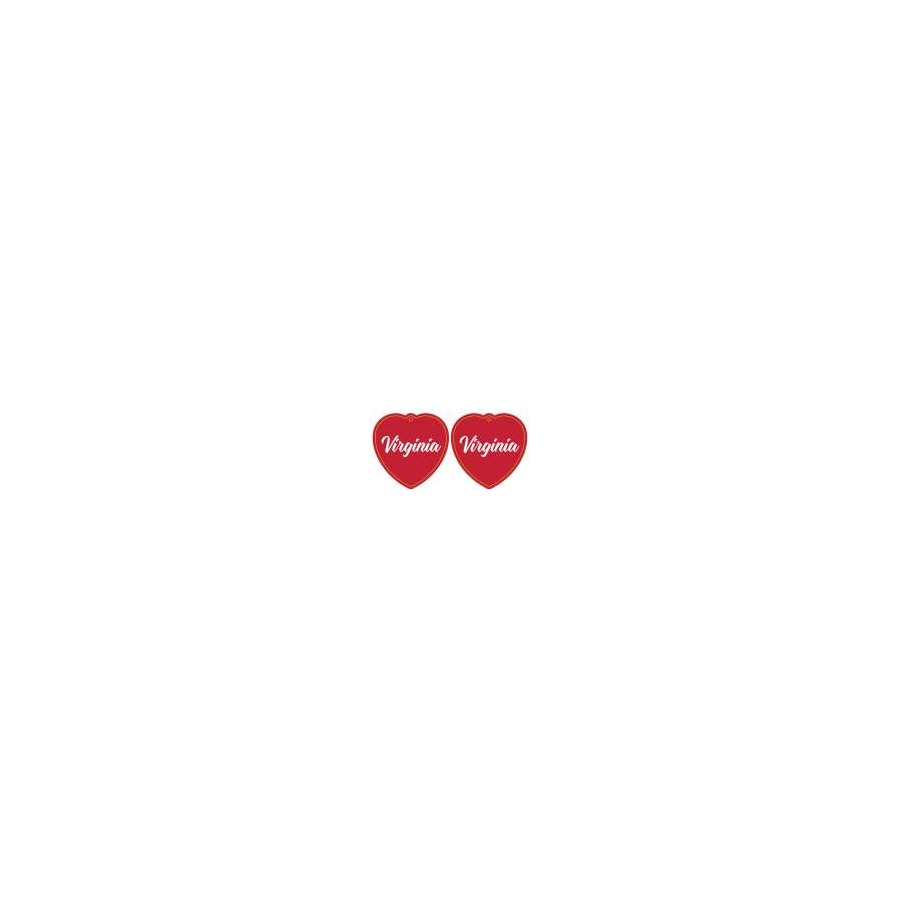 [20597] VA RED HEART DIE CUT KEYRING