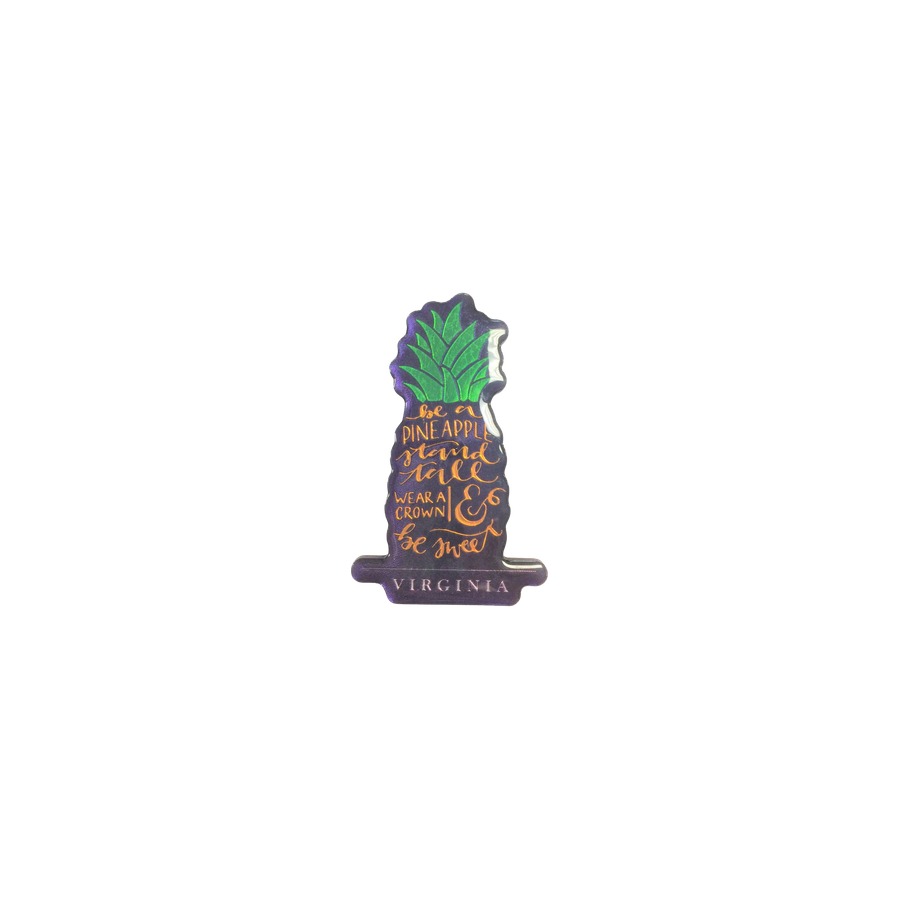 FOIL DECO MGNT VA PINEAPPLE