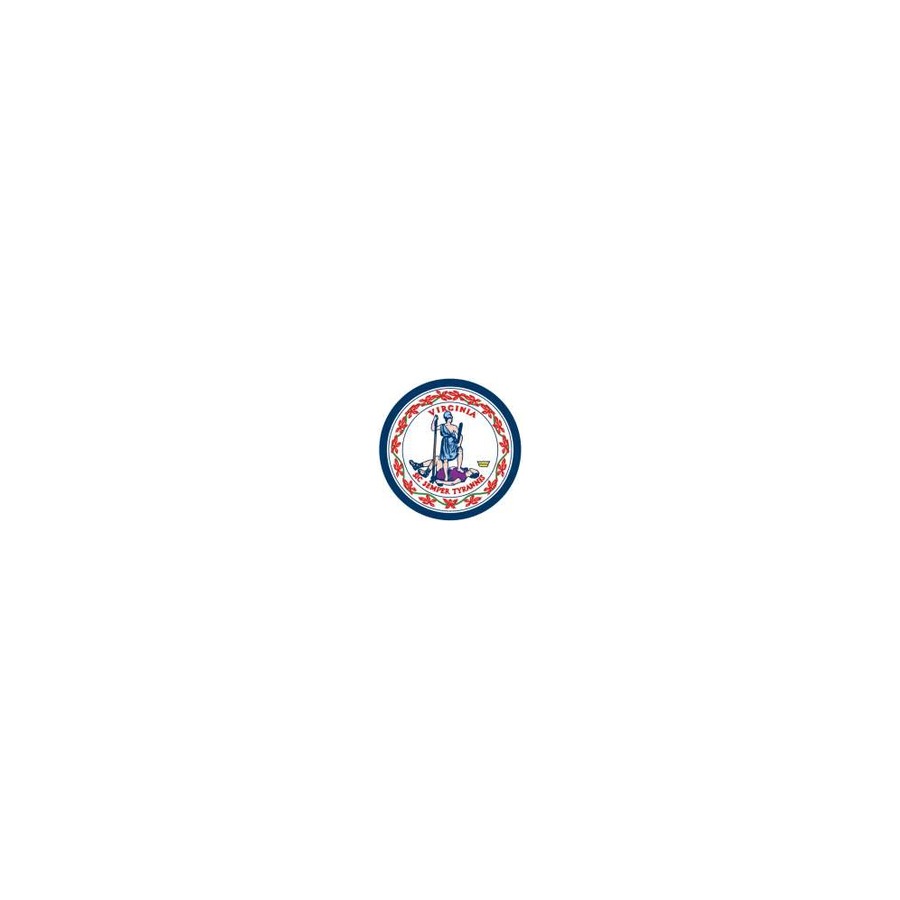 VIRGINIA SEAL 2.25" ROUND MAGNET