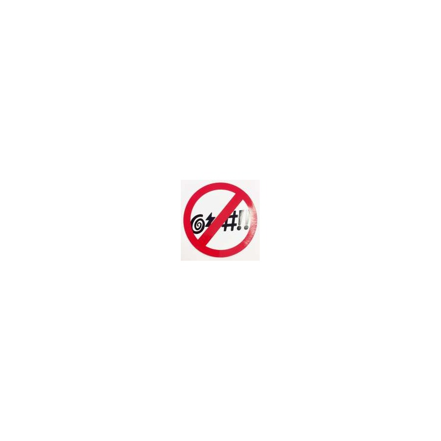 ROUND CAR MAGNET 4.25" NO CURSING