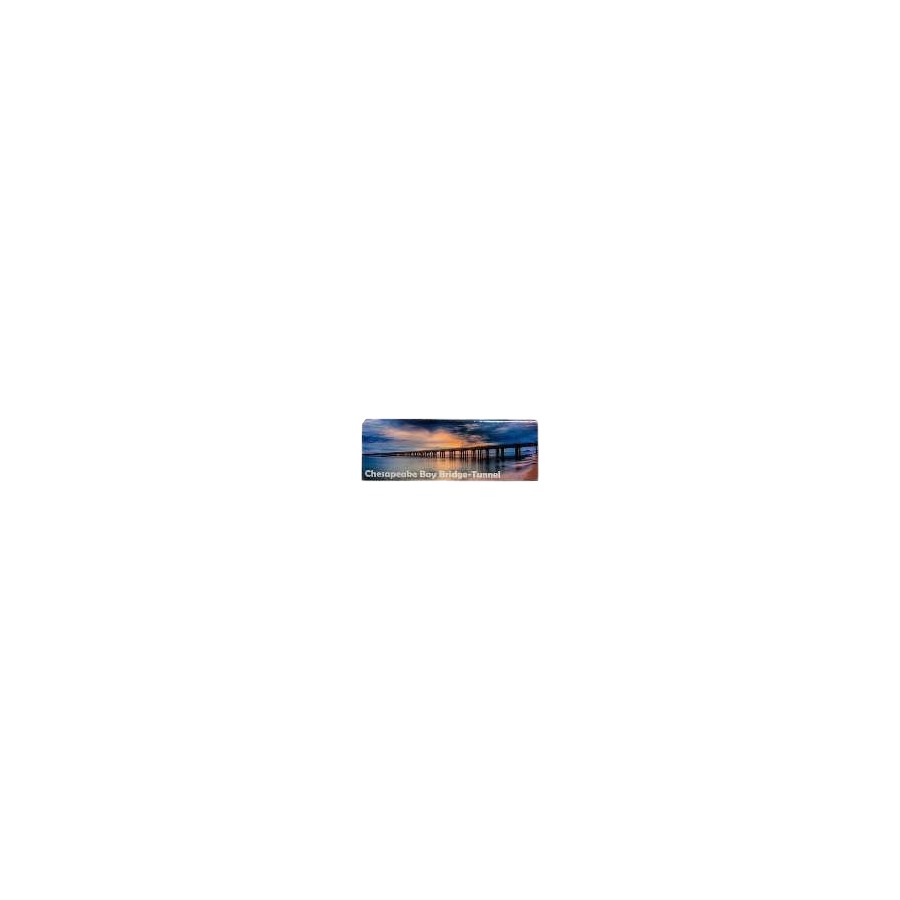 PANO CBBT CHESAPEAKE BAY BRIDGE TUNEL MAGNET EPOXY