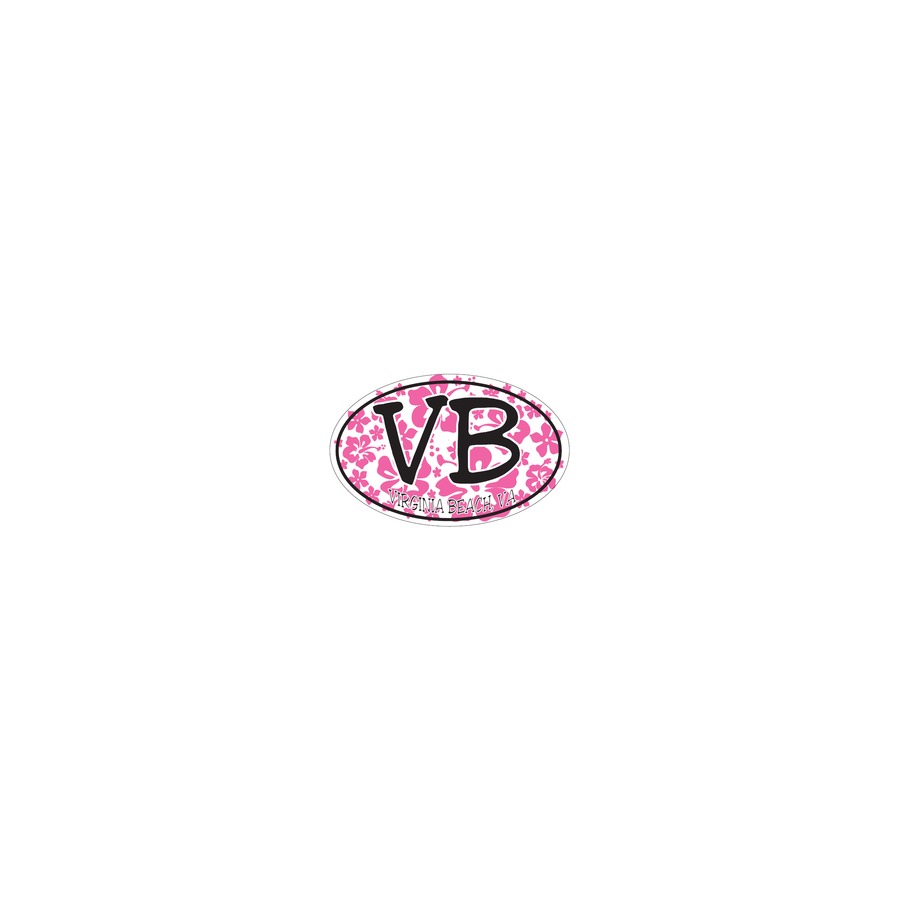 OVAL STK VB HIBISCUS PINK