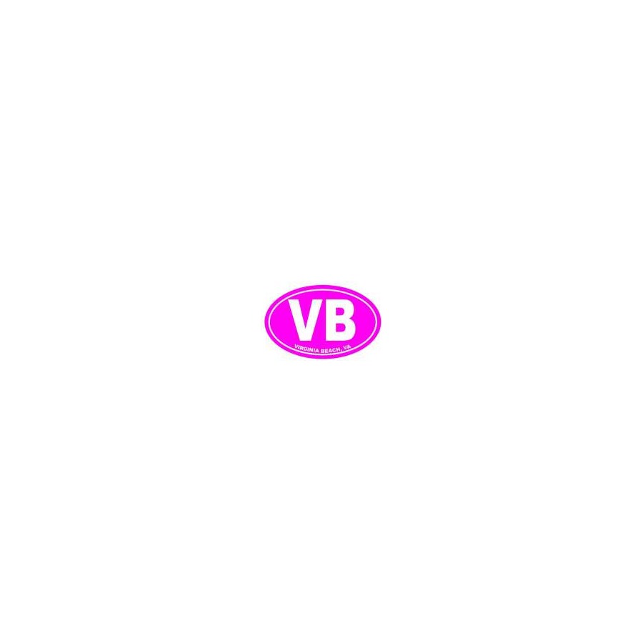 [30106] MAGNET CAR OVAL PINK VB