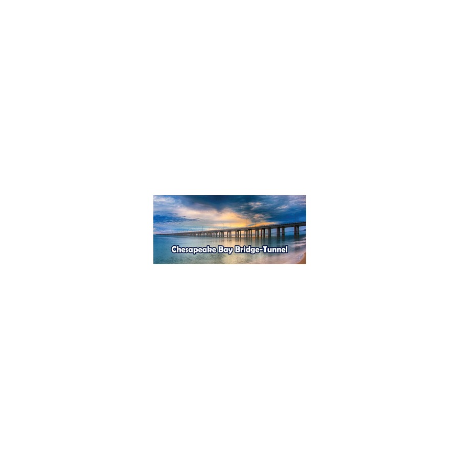 CBBT CHESAPEAKE BAY BRIDGE TUNNEL FULL WRAP MUG 11OZ