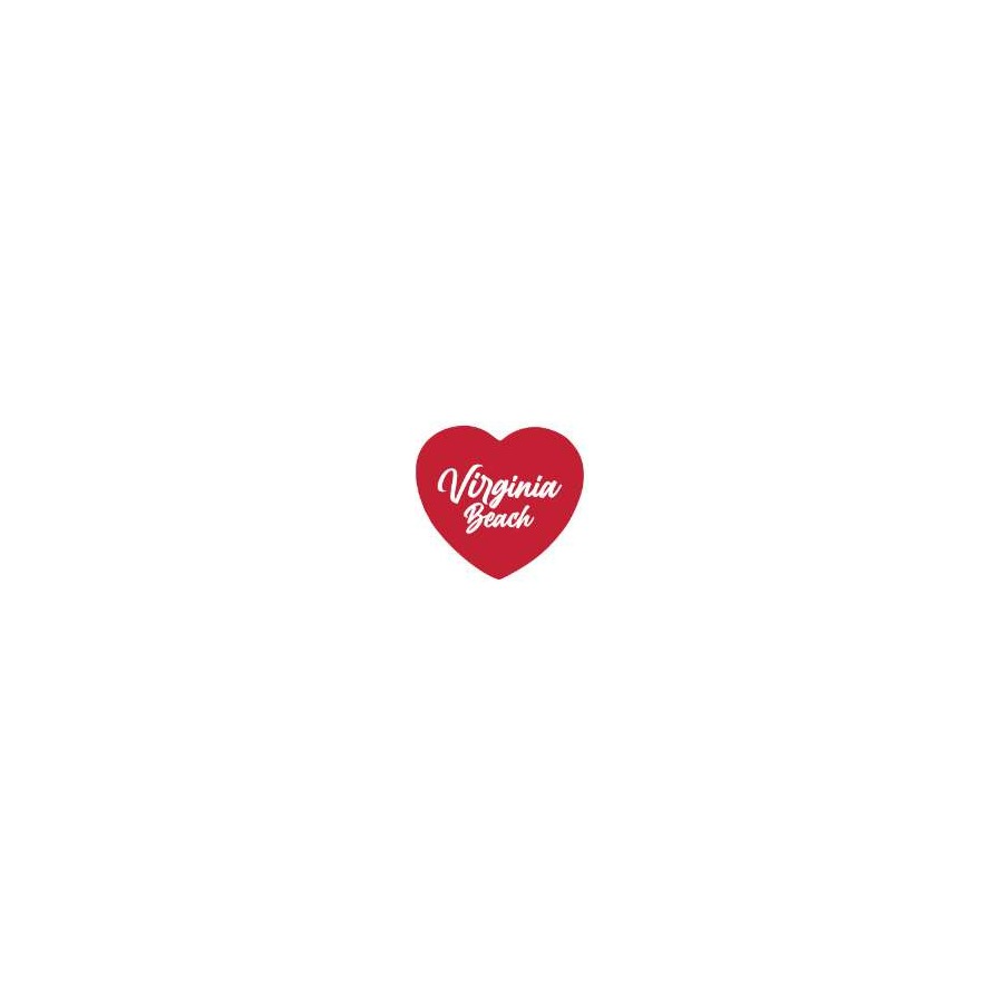 HEART RED VB MAGNET EPOXY