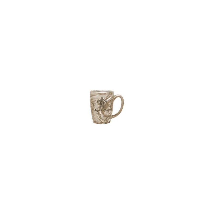 [30821] PALERMO MUG BROWN VB TURTLE