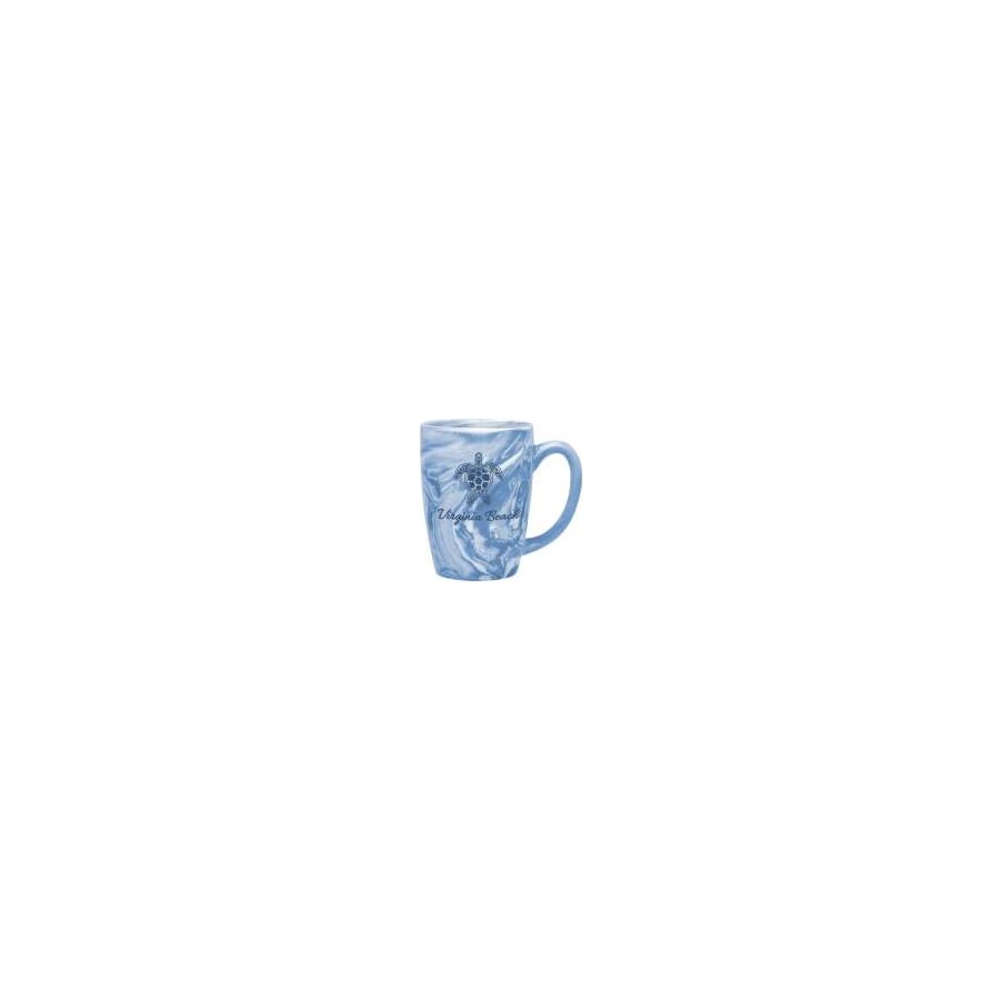 [30823] PALERMO MUG BLUE VB TURTLE