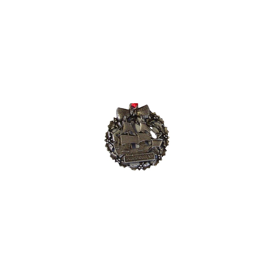[31037] ORN PEWTER JAMESTOWN SHIP