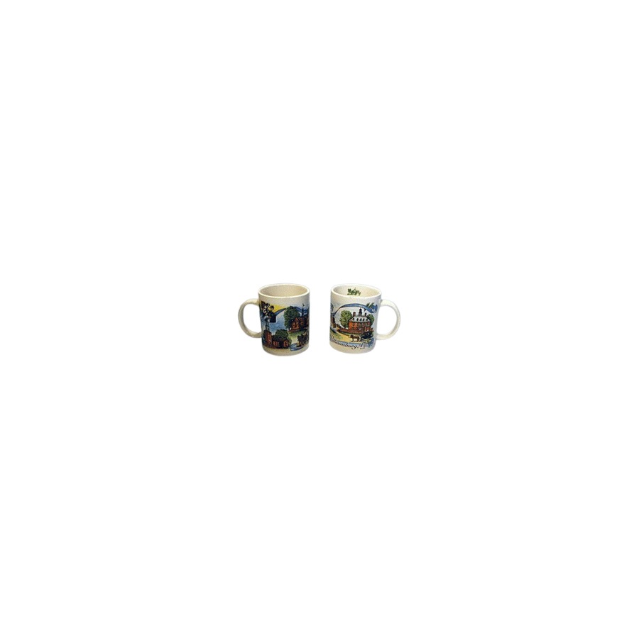 MUG WB COLLAGE (HORSE/CARRIAGE