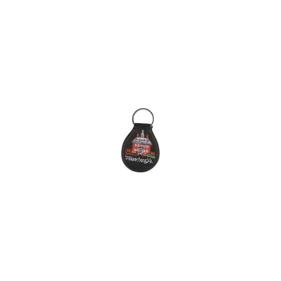 EMBRDRED KEYRING WB GOV PAL