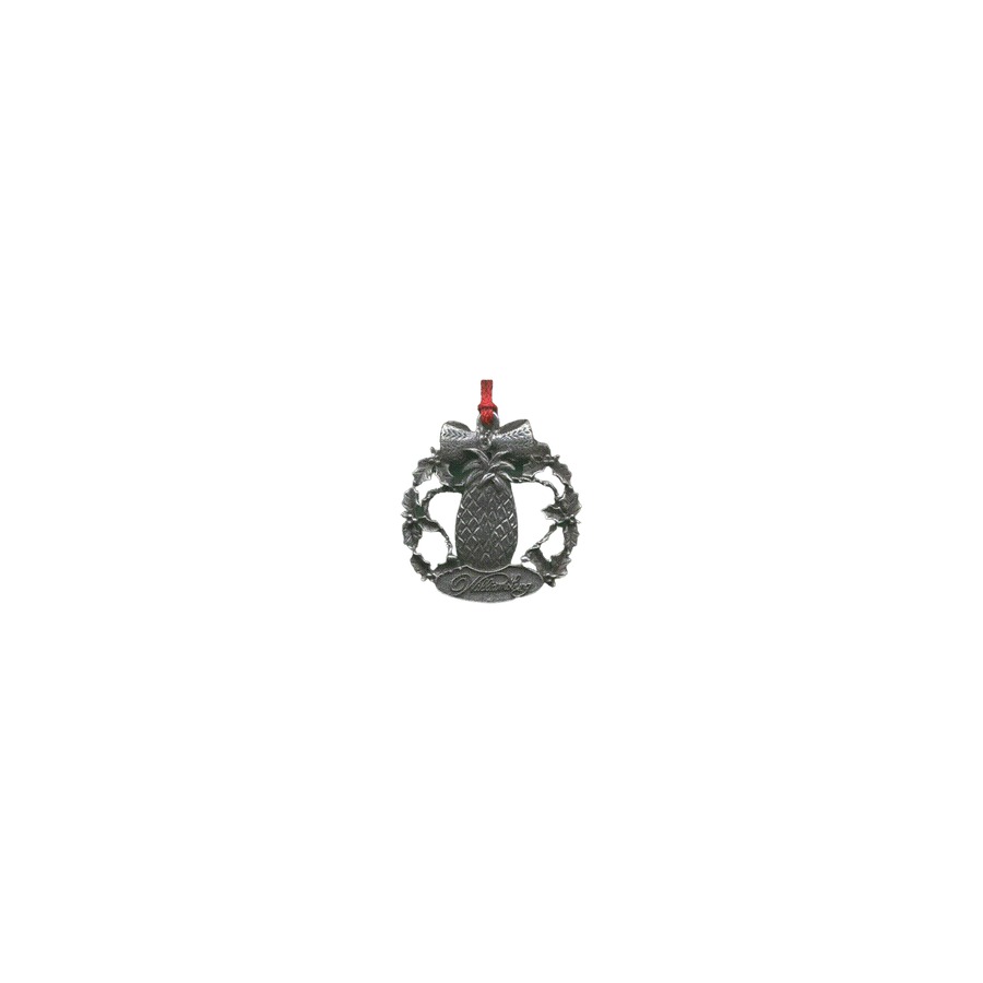 PEWTER ORNAMENT WB PINEAPPLE