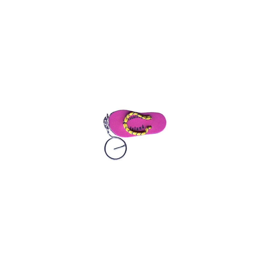 [32897] KEYRING FLIP FLOP ASSATGUE IS