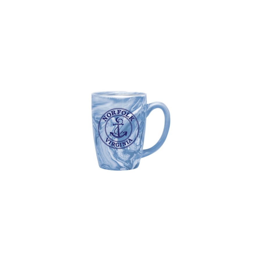 PALERMO MUG BLUE NORFOLK ANCHOR