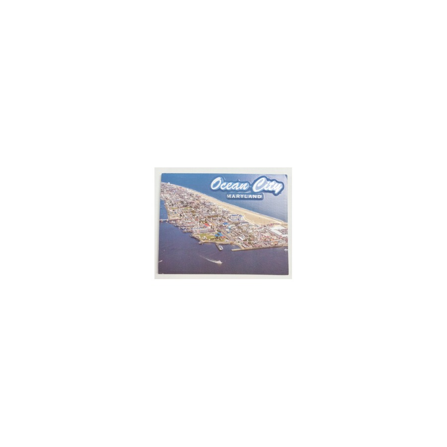 [58003] OC AERIAL VIEW PVC EMBOSSED MAGNET