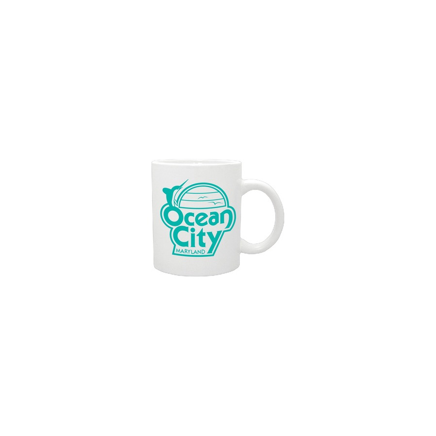 WHITE MUG OC WATERTOWER LOGO (MINT IMPRINT)