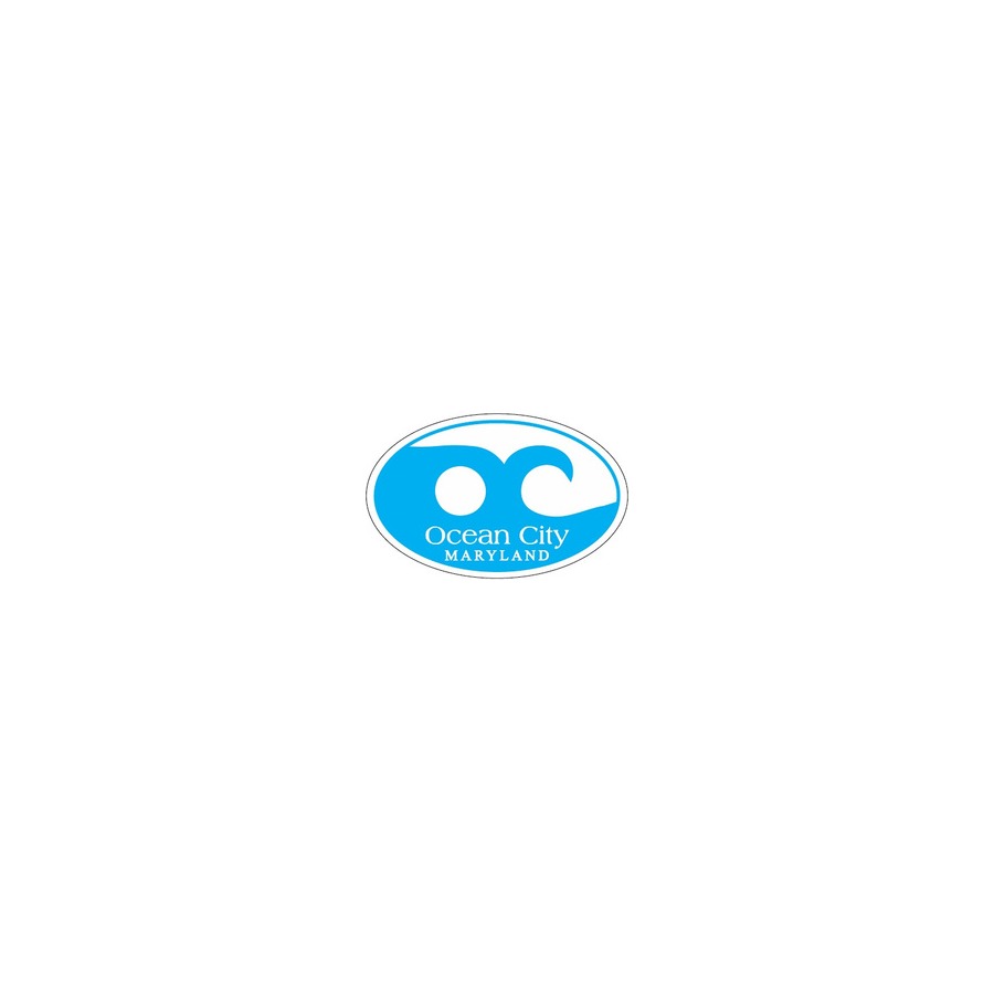 MGT CAR OVAL BLUE OC WAVE