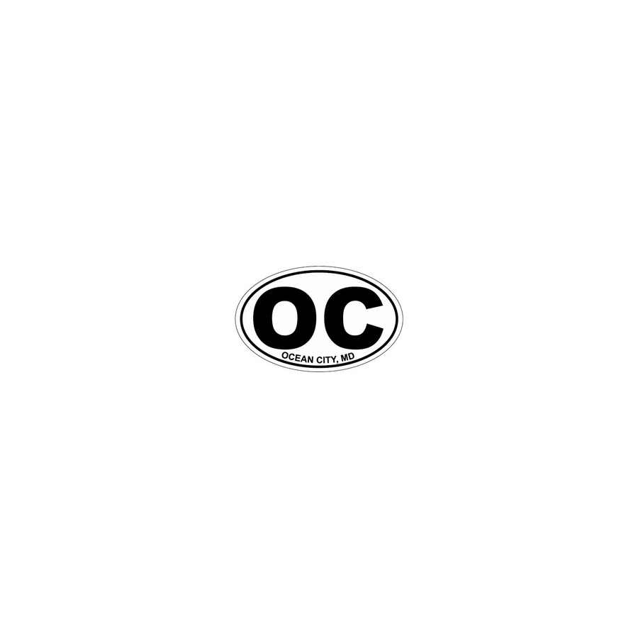 STKR OVL OC (OCEAN CITY)