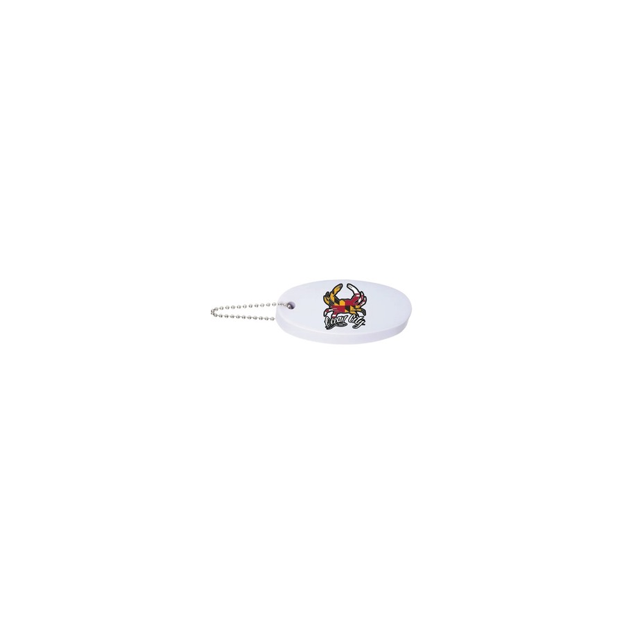 [58813] FOAM FLOATABLE BOAT KEYRING OC MD CRAB FLAG 2SIDED
