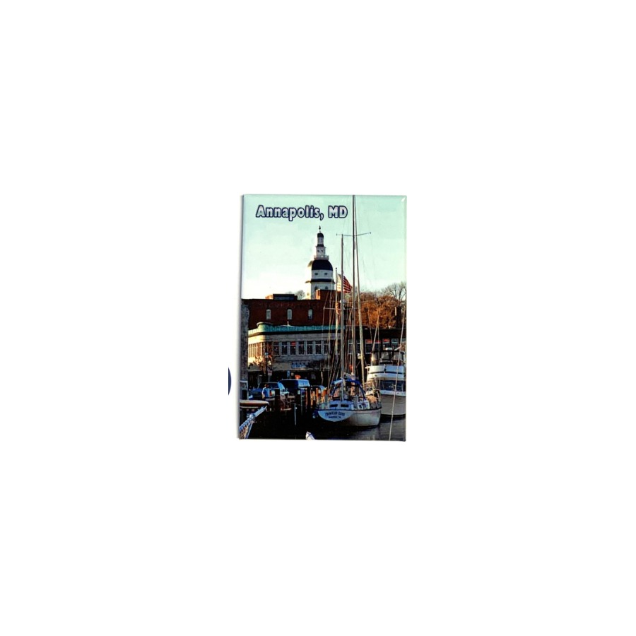 ANNAPOLIS DOCK CAPITOL 2X3 METAL MAGNET