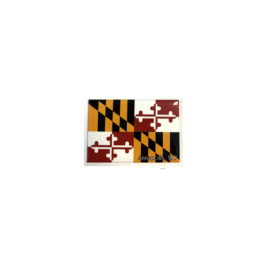[65105] ANNAPOLIS MD FLAG 2X3 METAL MAGNET
