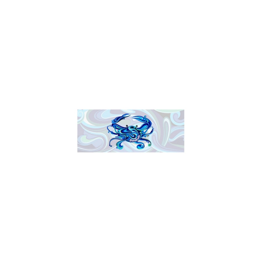 [65306] ANNAPOLIS SWIRL BLUE CRAB FULL WRAP MUG 11OZ