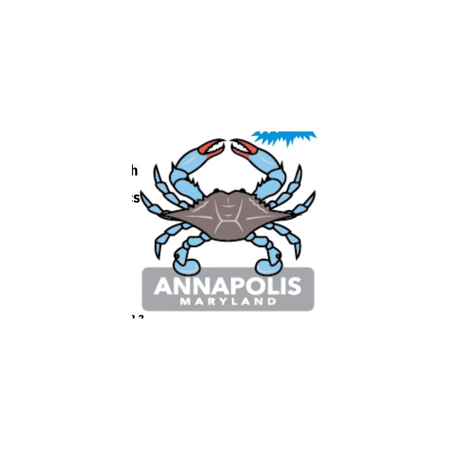 TAC PIN ANNAPOLIS BLUE CRAB