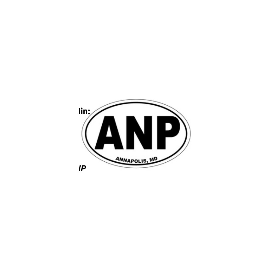 CAR MAGNET ANNAPOLIS OVAL