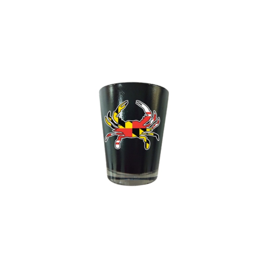 [66020] FULL WRAP SHOT BLACK/FLAG CRAB