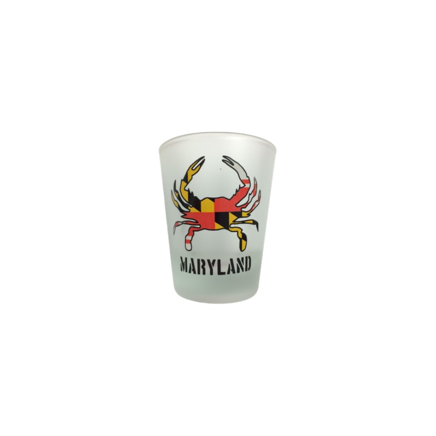[66093] MD CRAB FLAG FROSTED SHOT