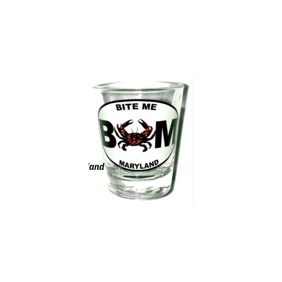 SHOTGLASS MD CRAB BITE ME