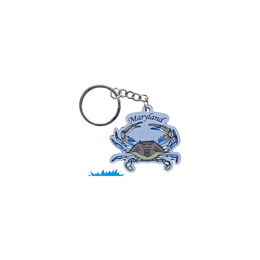 MD BLUE CRAB DECO KEYRING