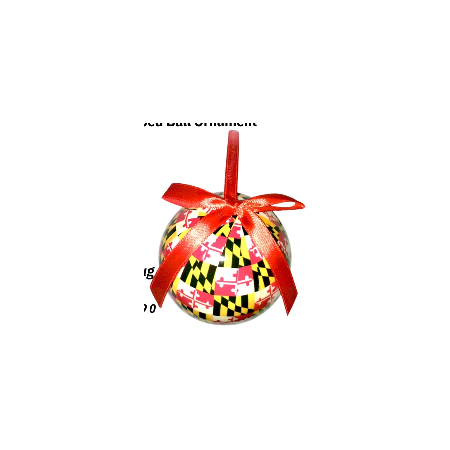 BALL ORNAMENT MD FLAG